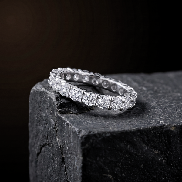 The Circlet resting on dark basalt stone